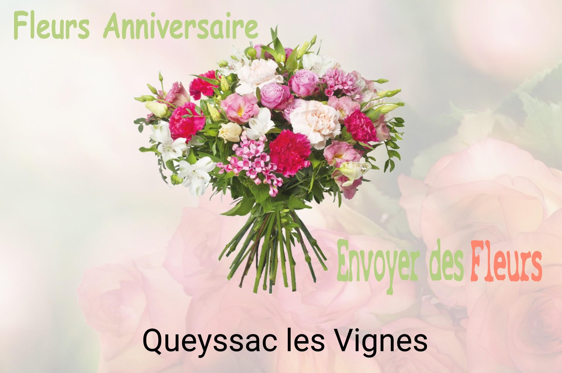 Bouquet de fleurs d’anniversaire livré à Queyssac-les-Vignes